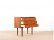 Petite commode scandinave en teck