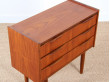 Scandinavian chest of drawers in teak