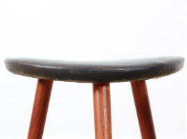 Pair of little Scandinavian tripod stools