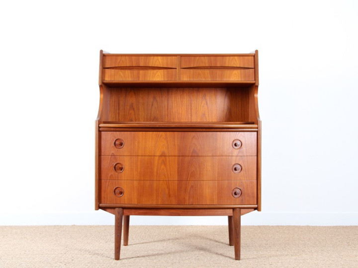 Scandinavian teak secretary 