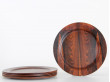 Set of 6 service plates in Rio rosewood