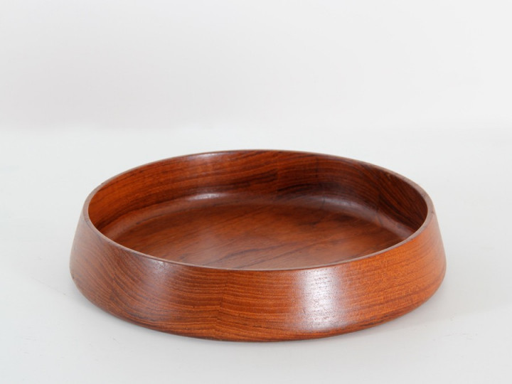 Teak circle bowl