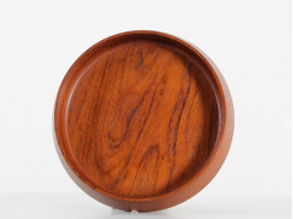 Teak circle bowl