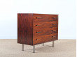 Scandinavian rosewood chest of drawers