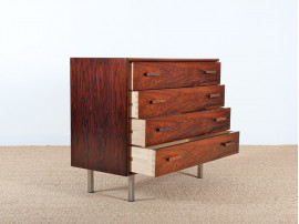 Scandinavian rosewood chest of drawers