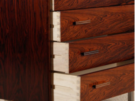 Scandinavian rosewood chest of drawers