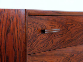 Scandinavian rosewood chest of drawers