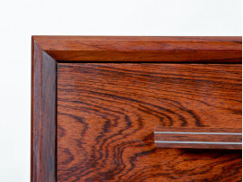 Scandinavian rosewood chest of drawers