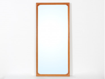 Scandinavian teak mirror