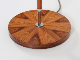 Scandinavian floor lamp in Rio rosewood