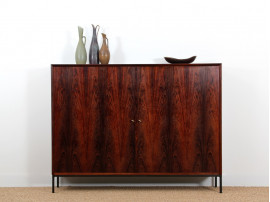 Scandinavian rosewood buffet console