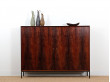 Scandinavian rosewood buffet console