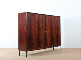 Scandinavian rosewood buffet console