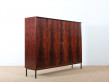 Scandinavian rosewood buffet console