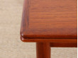 Scandinavian dining teak table 6/10 seats.