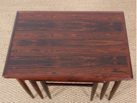 Rosewood nesting tables