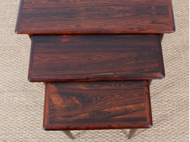 Rosewood nesting tables