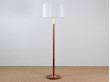 Scandinavian floor lamp in Rio rosewood