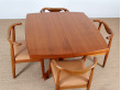 Extending square dining table  4/8 seats