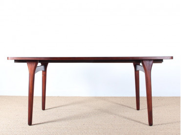 Scandinavian dining table in rosewood 6/10 seats