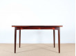 Table de repas scandinave en palissandre de Rio 6/8 pers