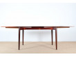 Table de repas scandinave en palissandre de Rio 6/8 pers