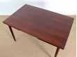 Scandinavian dining table in rosewood 6/8 seats