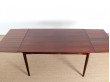 Table de repas scandinave en palissandre de Rio 6/8 pers