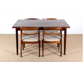 Table de repas scandinave en palissandre de Rio 6/8 pers