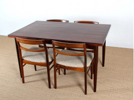 Table de repas scandinave en palissandre de Rio 6/8 pers