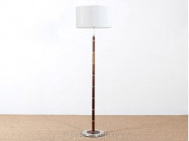 Lampadaire scandinave en palissandre de Rio