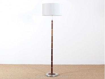 Scandinavian rosewood floor lamp 