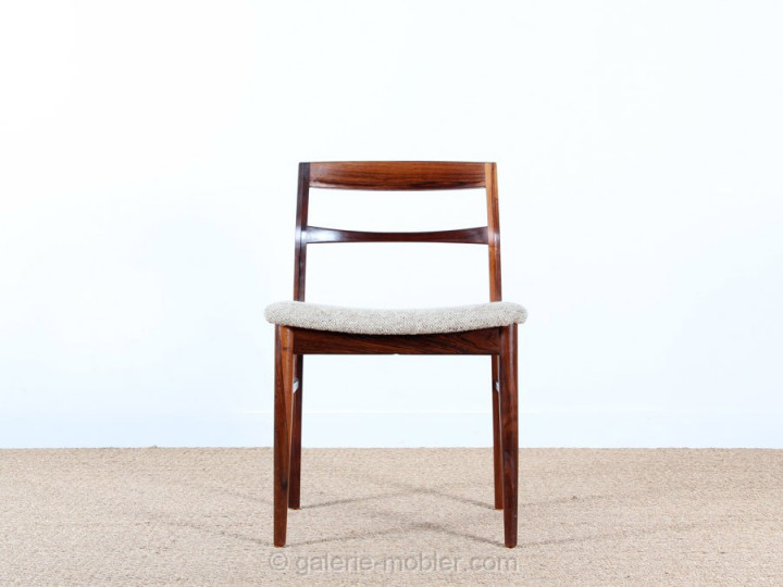 Set of 4 Scandinavian rosewood chairs