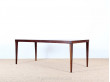 Large Scandinavian rosewood table 