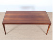 Grande table basse scandinave en palissande Rio