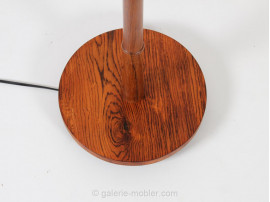 Scandinavian floor lamp in rosewood