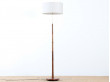 Scandinavian floor lamp in rosewood