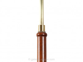 Scandinavian floor lamp in rosewood