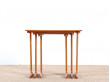 Scandinavian nesting tables in teak (1950)