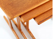 Scandinavian nesting tables in teak (1950)