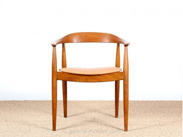 Scandinavian teak desk chair