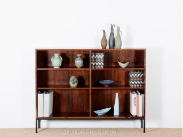 Scandinavian bookcase in Rio rosewood