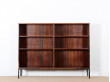 Scandinavian bookcase in Rio rosewood