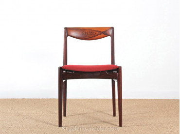 Set of 4 Scandinavian chairs in Rio rosewood