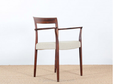 Scandinavian desk chair in rosewood