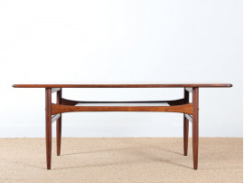 Scandinavian occasional table in rosewood