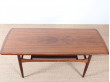 Scandinavian occasional table in rosewood