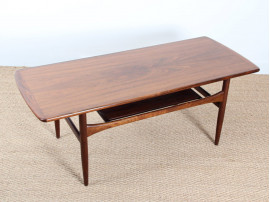 Table basse scandinave en palissandre de Rio