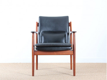 Fauteuil scandinave en palissandre de Rio modèle 431 