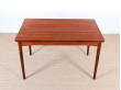 Scandinavian dining table in teak 4/6 seats